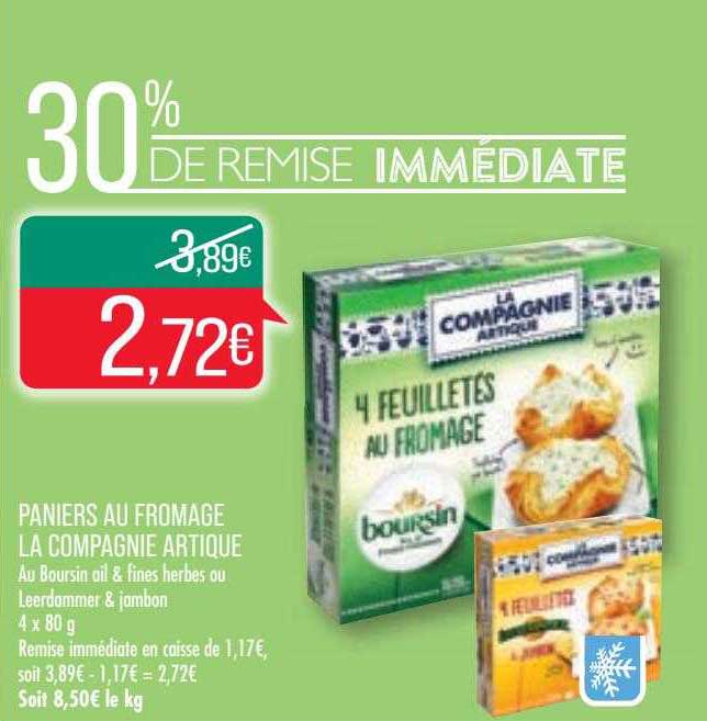 paniers au fromage la compagnie artique