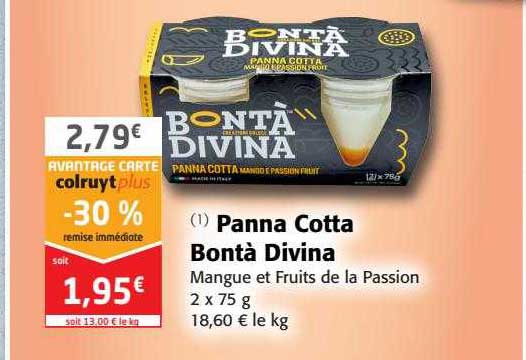 panna cotta bontà divina
