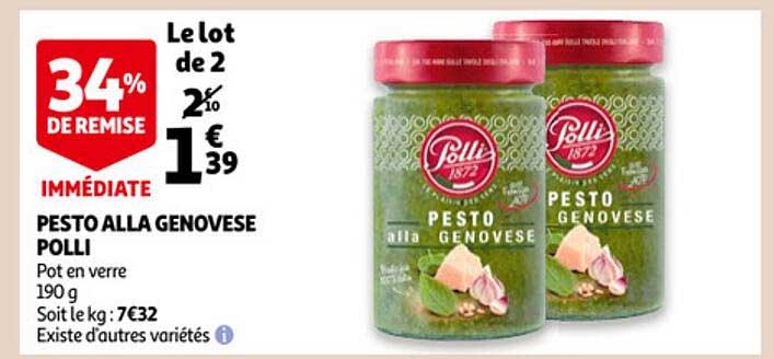 pesto alla genovèse polli