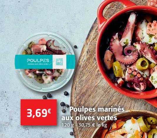 Poulpes Marinés Aux Olives Vertes