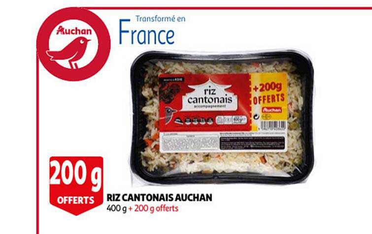 riz cantonais auchan