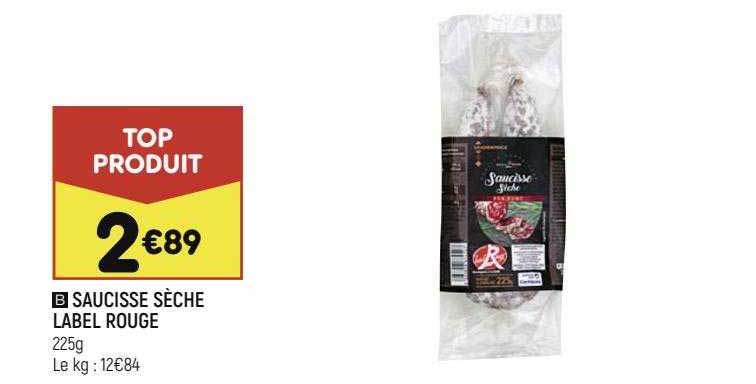 Saucisse Sèche Label Rouge