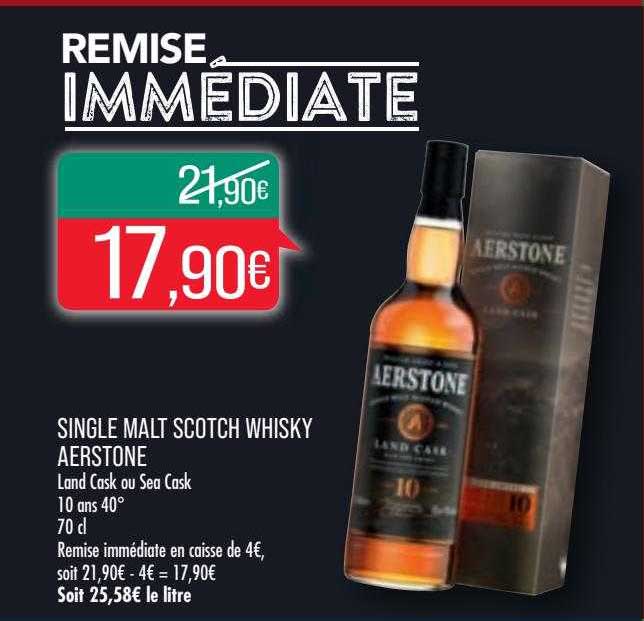 single malt scotch wisky aerstone