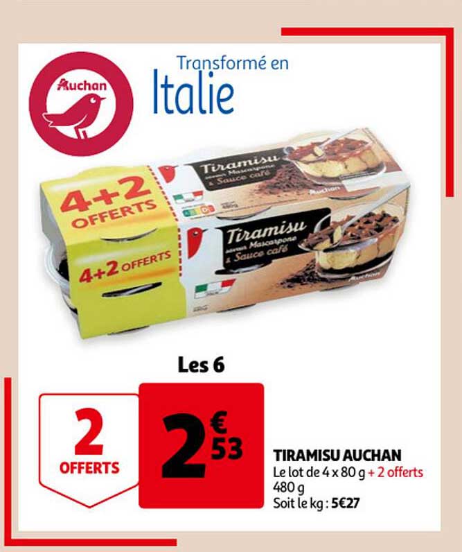 Tiramisu Auchan