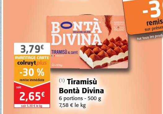 tiramisù bontà divina
