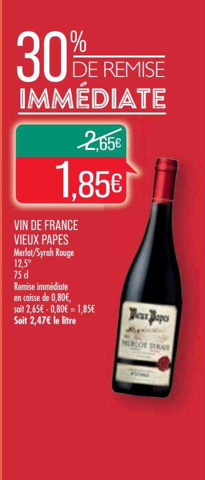 vin de france vieux papes