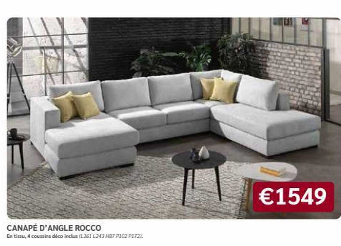 Canapé D'angle Rocco