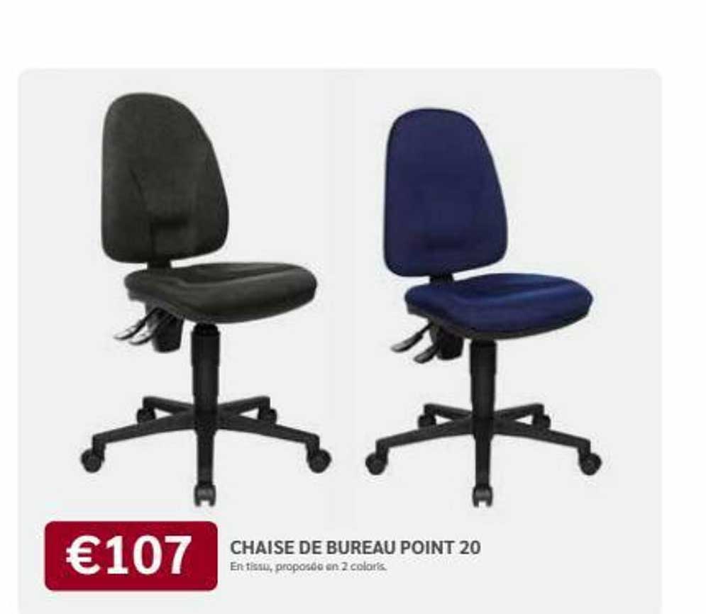 chaise de bureau point 20