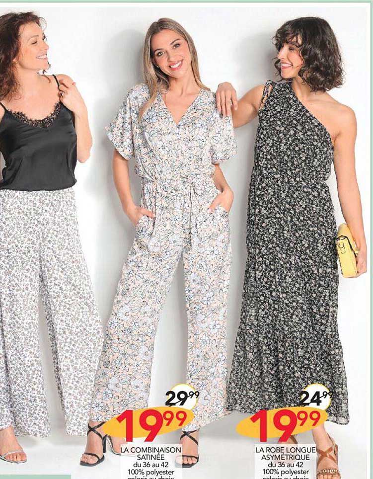 la combinaison satinée, la robe longue asymétrique