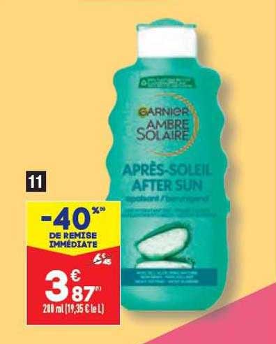Ambre Solaire Après-soleil After Sun Garnier