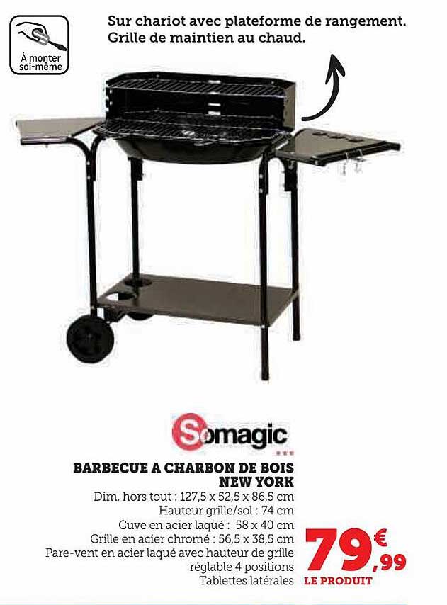 barbecue à charbon de bois new york somagic