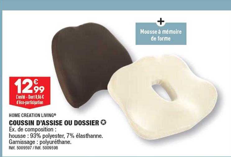 coussin d'assise ou dossier home creation living