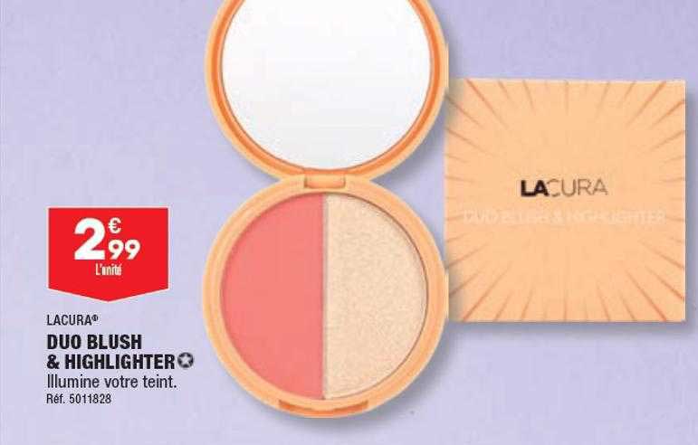 Duo Blush & Highlighter Lacura