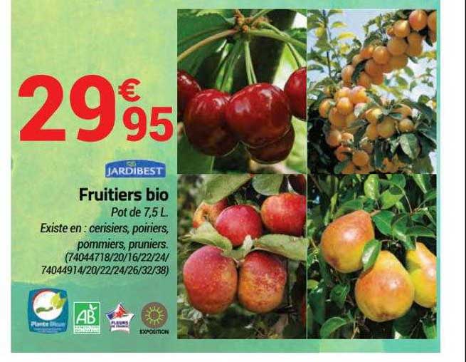 fruitiers bio jardibest