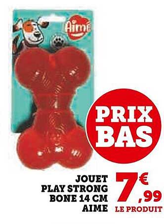 jouet play strong bone 14 cm aimé