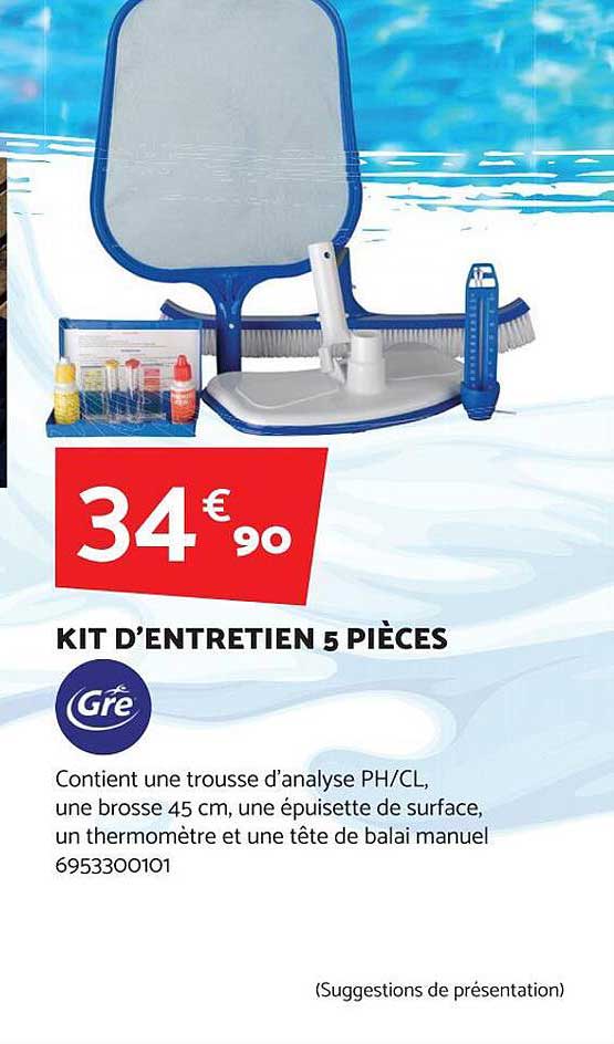 kit d'entretien 5 pièces gré