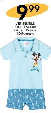 l'ensemble polo + short