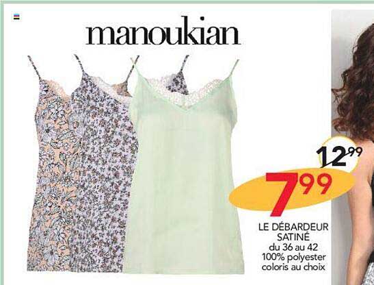 le débardeur satiné manoukian