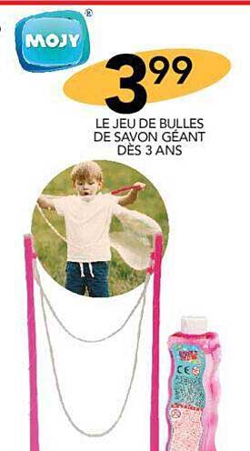 le jeu de bulles de savon géant dès 3 ans mojy
