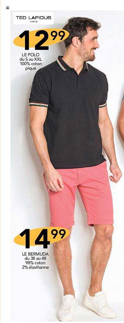 le polo ted lapious, le bermuda ted lapious