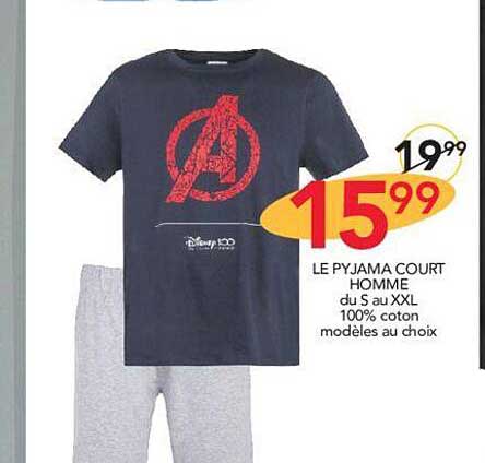 le pyjama court homme