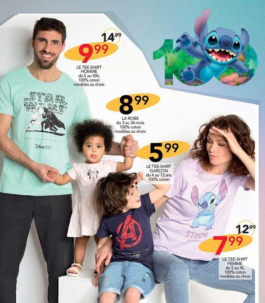 le tee-shirt homme, la robe, le tee-shirt garçon, le tee-shirt femme