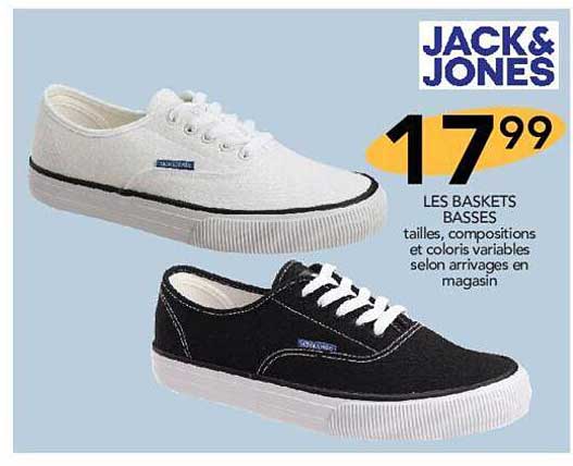 les baskets basses jack & jones