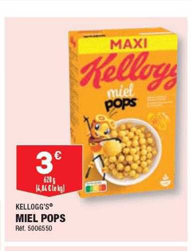 miel pops kellogg's