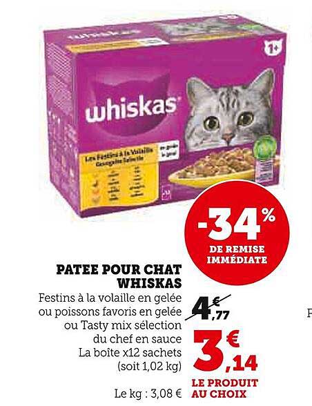 Pâtée Pour Chat Whiskas