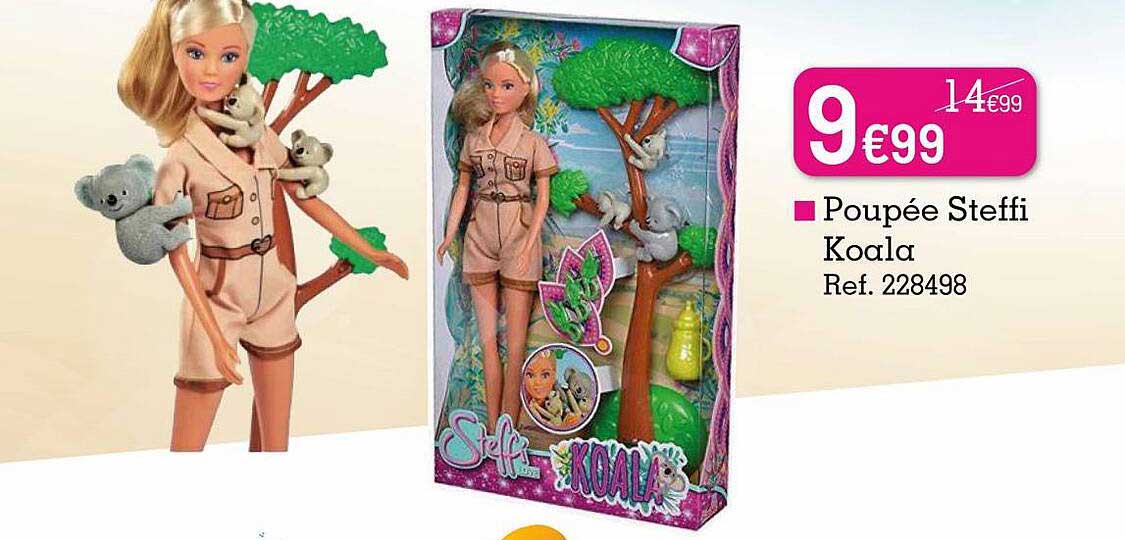 poupée steffi koala