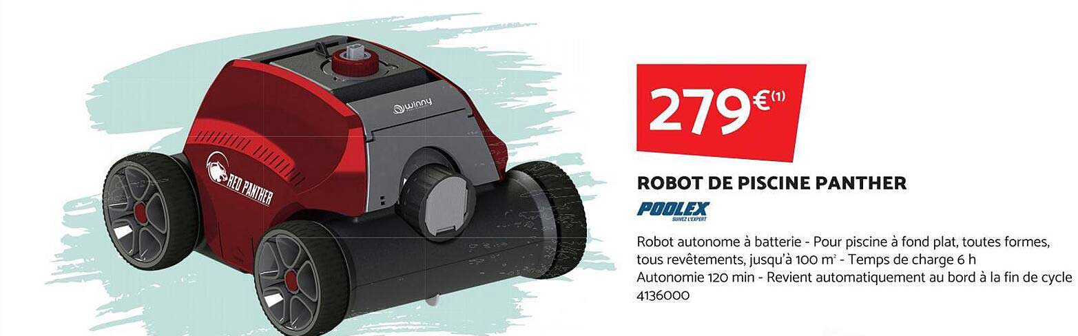 robot de piscine panther poolex