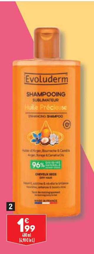 shampooing sublimateur evoluderm