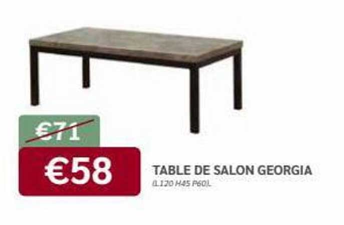 table de salon georgia