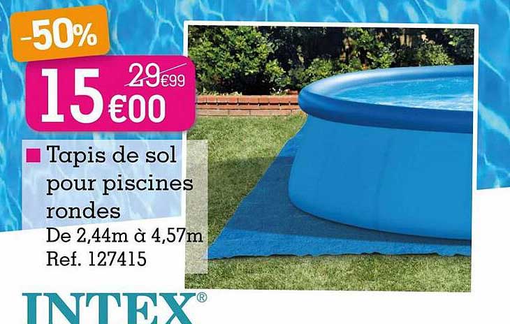 tapis de sol pour piscines rondes