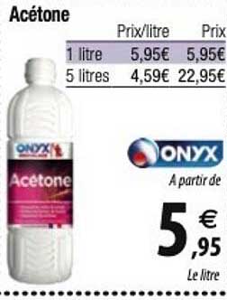 acétone onyx