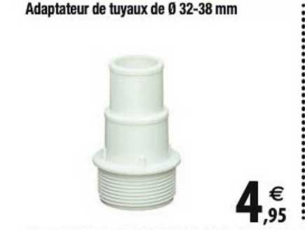 adaptateur de tuyaux de ø 32-38 mm