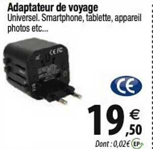 adapteur de voyage