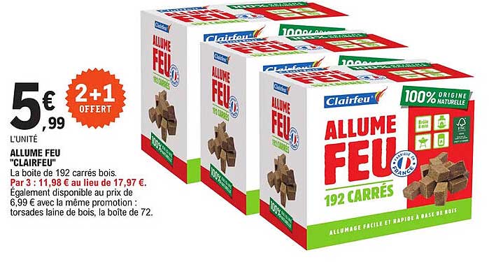 allume feu "clairfeu"