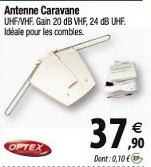antenne caravane optex