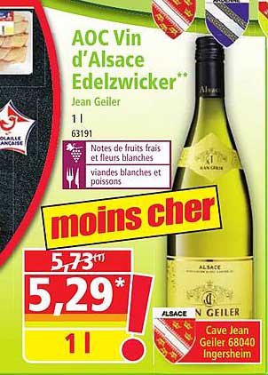 aoc vin d'alsace edelzwicker jean geiler