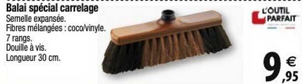 balai spécial carrelage l'outil parfait