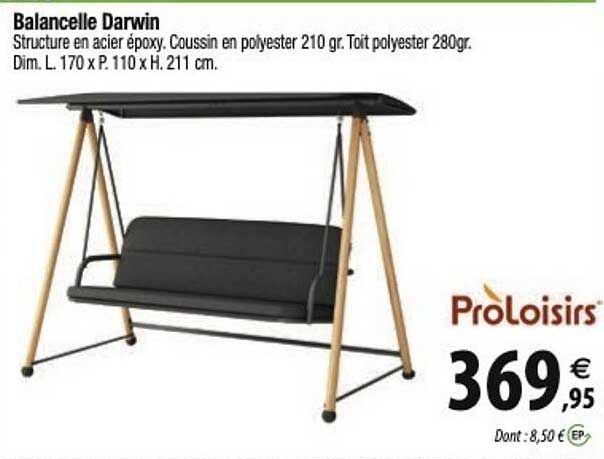 balancelle darwin proloisirs