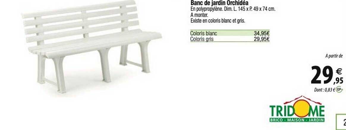 Banc De Jardin Orchidéa