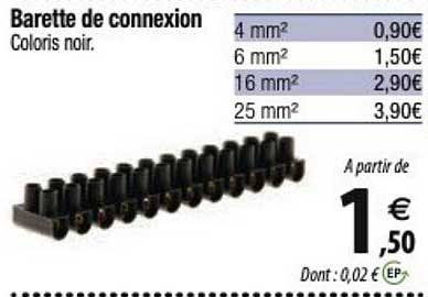 barette de connexion