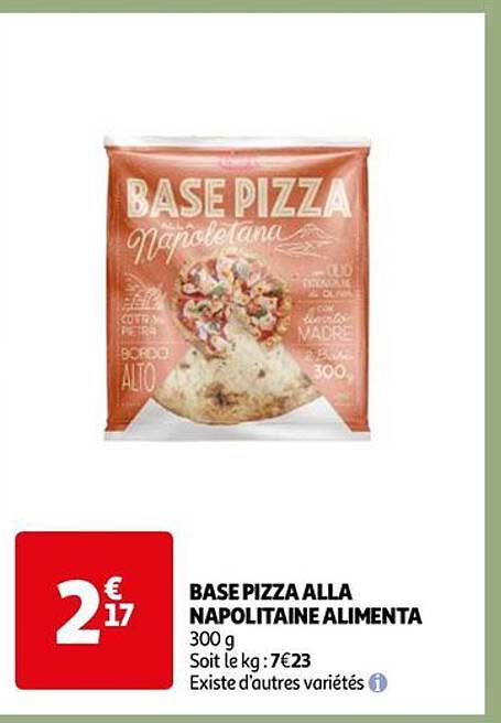 Base Pizza Alla Napolitaine Alimenta