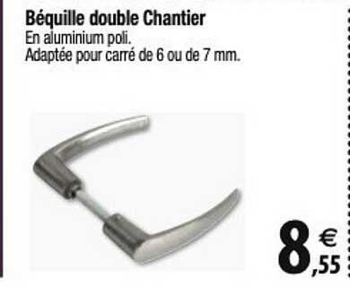 béquille double chantier