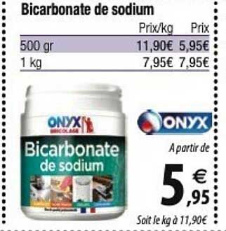 bicarbonate de sodium onyx