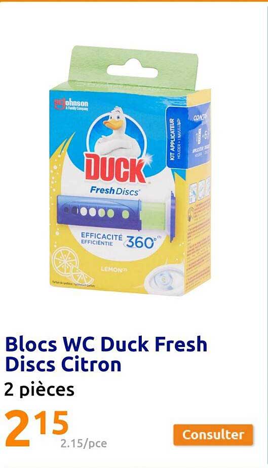 blocs wc duck fresh discs citron