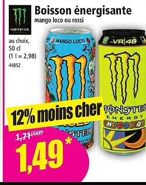 Boisson énergisante Monster