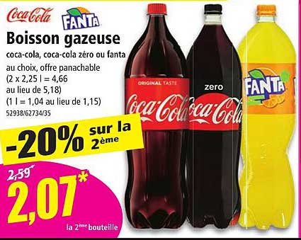 boisson gazeuse coca-cola, fanta